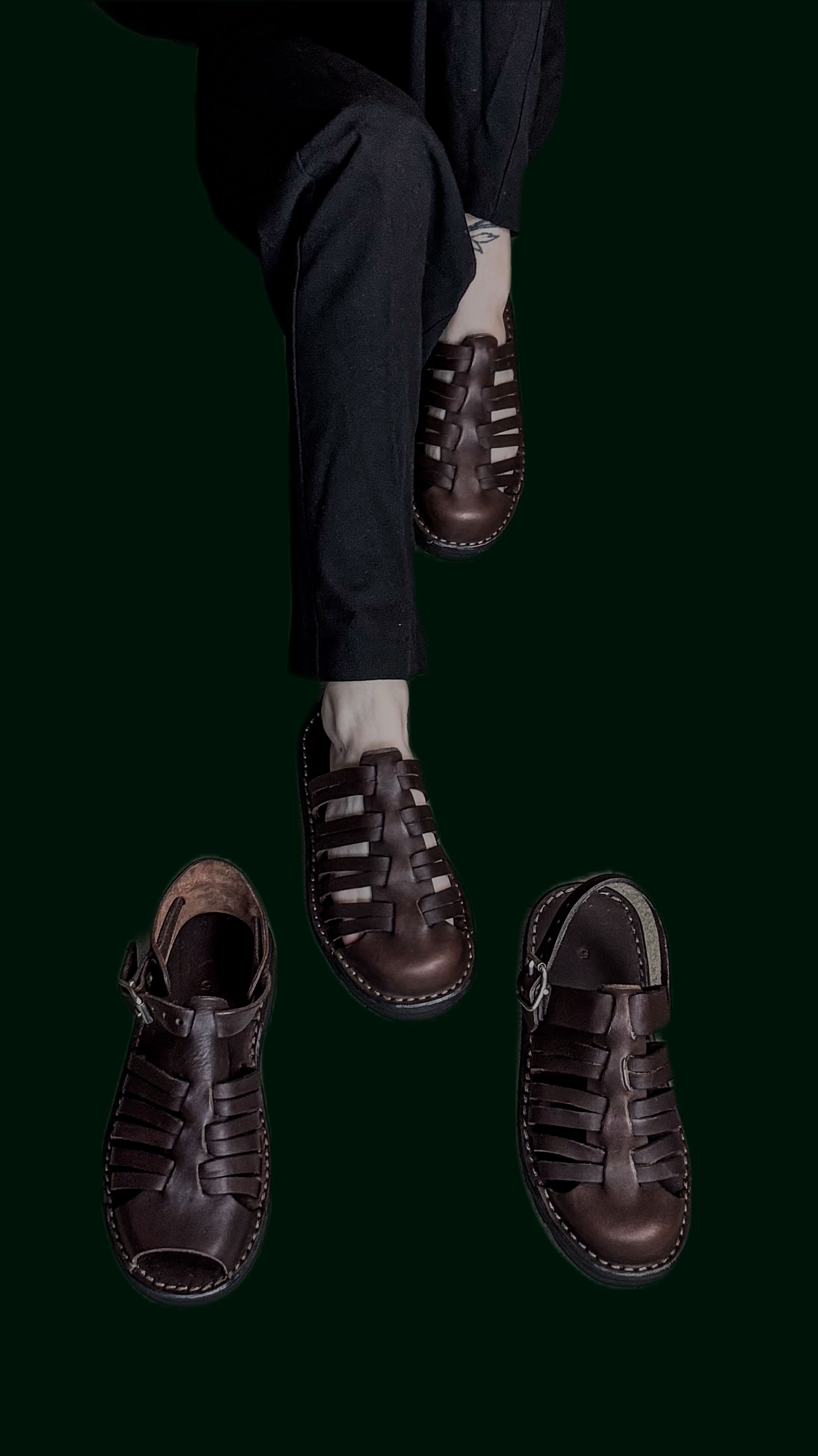 The summer collection of Debrovka leather sandals for men and women available in South Africa.